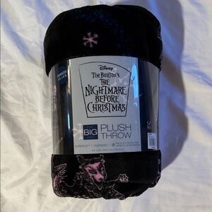 Disney Black and Purple Nightmare Before Christmas Throw